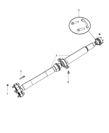 2011 Jeep Grand Cherokee  Bolt Diagram for 68087449AA
