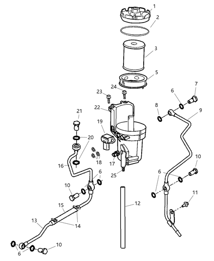 2006 Dodge Ram 2500  Valve-Check Diagram for 5093089AA