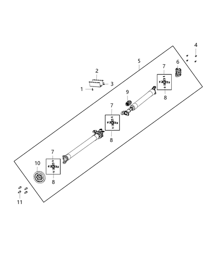 2018 Ram 3500  Shaft-Drive Diagram for 5146510AC