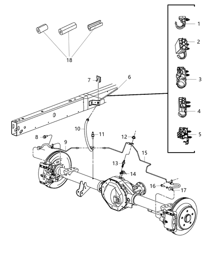2014 Ram 3500  Stud-Double Ended Diagram for 6036754AA