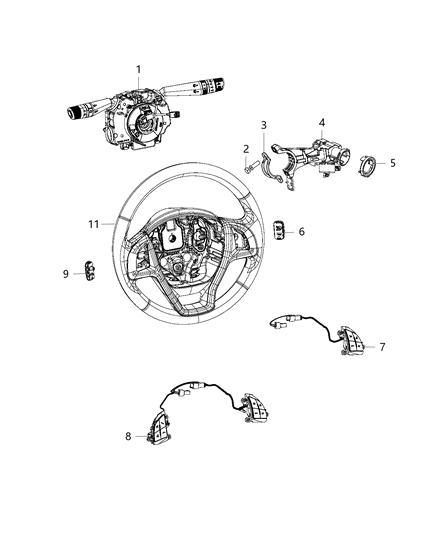 2018 Ram ProMaster City  Screw Diagram for 68320102AA
