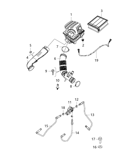 2018 Jeep Renegade  Screw Diagram for 6107268AA