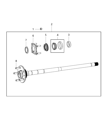 2020 Jeep Wrangler  DEFLECTOR-Dust Diagram for 68499113AA