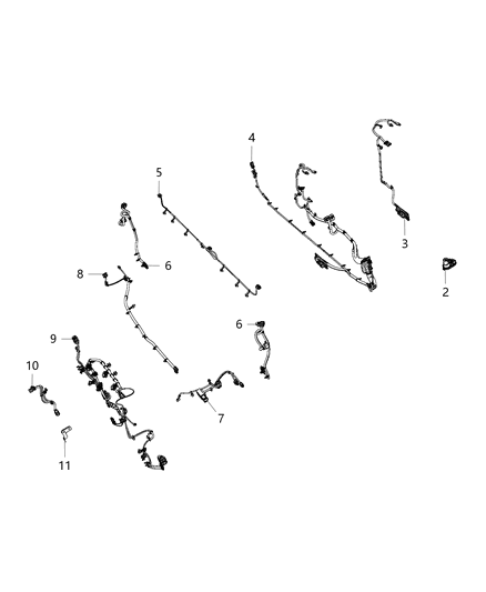 2020 Ram 1500  Wiring-Jumper Diagram for 68467816AA