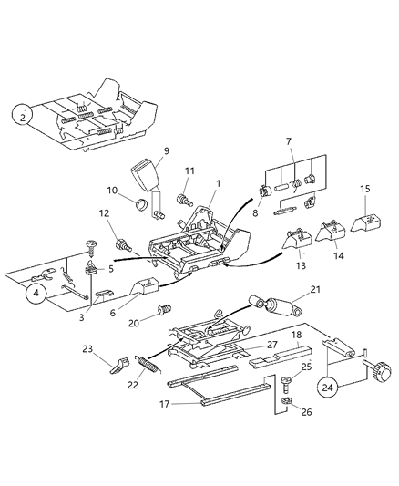 2005 Dodge Sprinter 2500  Bolt-Seat Diagram for 5133220AA
