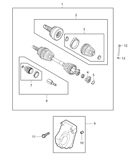 2020 Jeep Renegade  Washer Diagram for 68122698AA