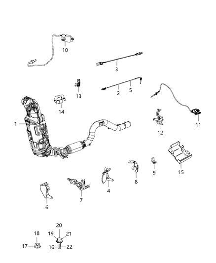 2020 Jeep Compass  Bolt-HEXAGON Washer Head Diagram for 6106301AA