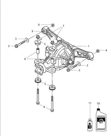 2009 Dodge Viper Screw-HEXAGON Head Diagram for 6102404AA