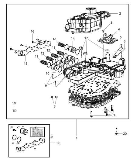 2007 Dodge Ram 2500  ORIFICE-Transmission Diagram for 4799086