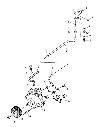 2004 Jeep Liberty  Screw Diagram for 5072729AB