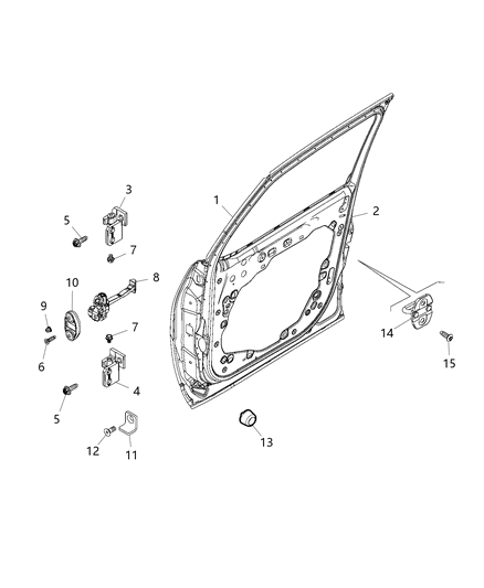 2018 Jeep Renegade Screw-HEXAGON Head Diagram for 6511455AA