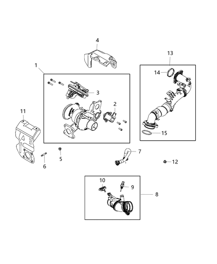 2020 Jeep Renegade  Gasket-Throttle Body Diagram for 68493538AA