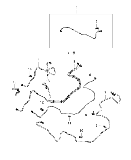 2015 Ram ProMaster 2500  Tube-Vapor Diagram for 52029499AC