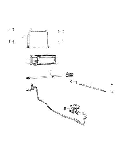 2016 Dodge Dart  Strap-Ground Diagram for 68070029AA