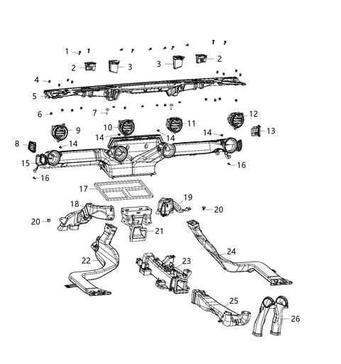2020 Jeep Gladiator  Plate-Transmission SHIFTER Diagram for 68304498AA