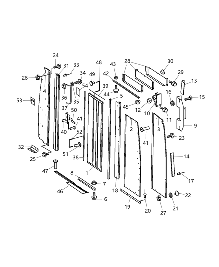 2008 Dodge Sprinter 3500  Nut-HEXAGON FLANGE Diagram for 6104709AA