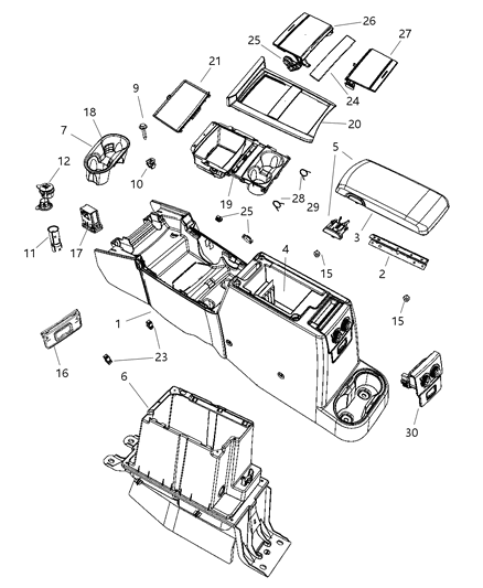 2007 Chrysler Aspen Module-Power Inverter Diagram for 5026278AB
