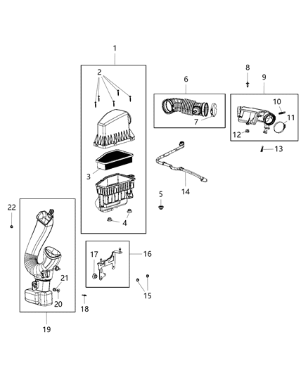 2021 Jeep Cherokee ISOLATOR-COOLANT Bottle Diagram for 68090825AA