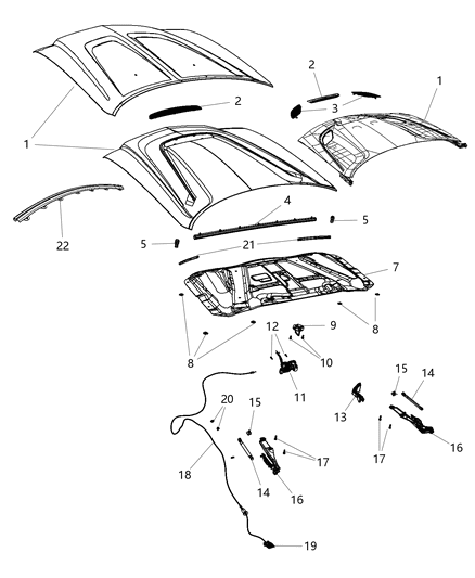 2015 Dodge Charger  Gas Prop Diagram for 55113776AA