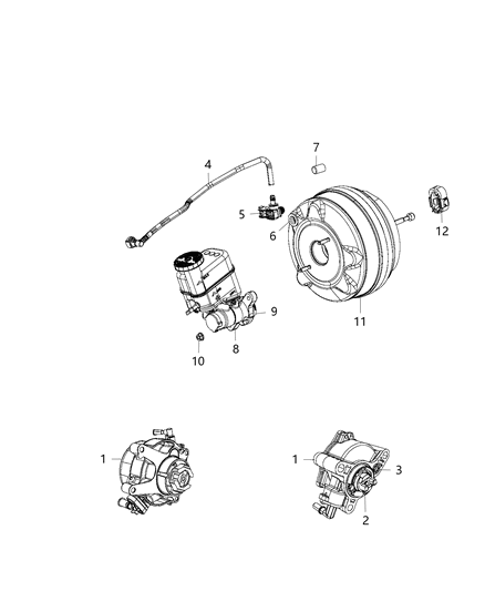 2018 Jeep Cherokee Pump-Vacuum Diagram for 4581672AD