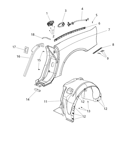 2014 Dodge Viper  Seal-Foam Diagram for 68186516AC