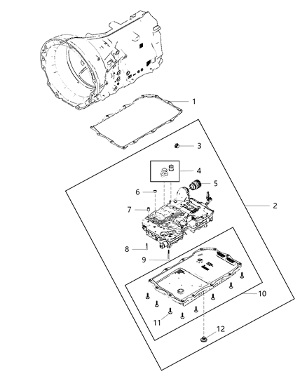 2021 Jeep Grand Cherokee  Screw-TORX Head Diagram for 68261541AA