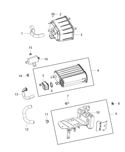 2014 Ram 3500  Detector-EVAPORATIVE System INTEGRIT Diagram for 4891685AB