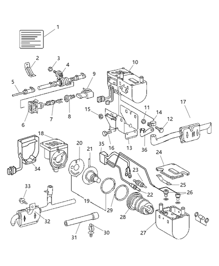 2003 Dodge Sprinter 3500  Tube-Heater Diagram for 5124631AA