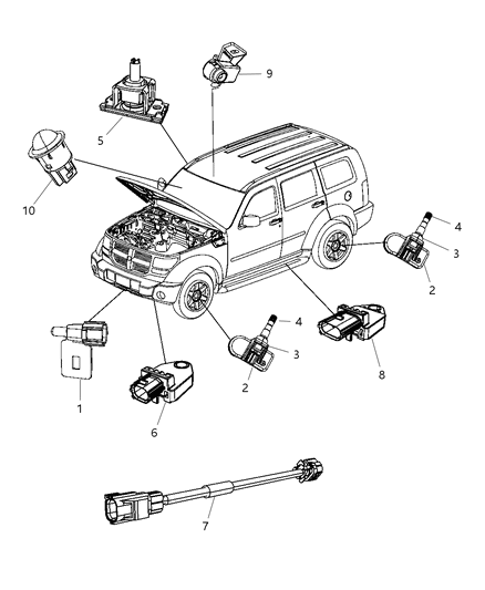 2011 Jeep Liberty  Wiring-Jumper Diagram for 68035023AA