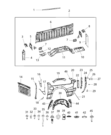2019 Ram 1500  Plug-Body Diagram for 55359234AC