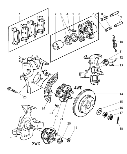 2003 Dodge Durango  Bolt-Banjo Diagram for 6035832