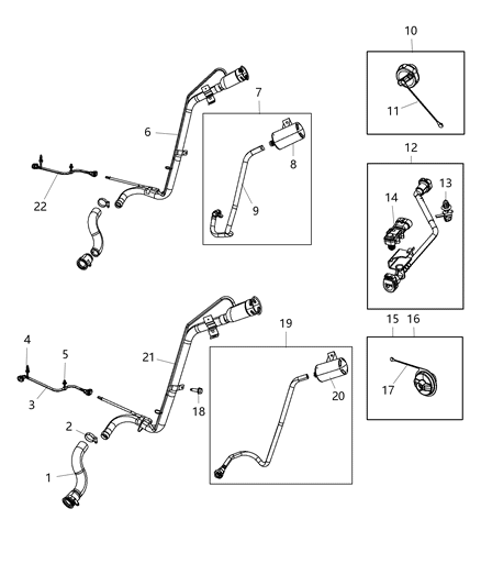 2015 Dodge Journey  Clip-Fuel Bundle Diagram for 68193038AA