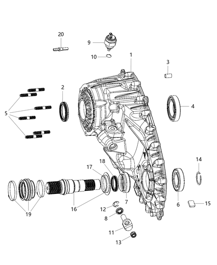 2019 Ram 3500  O Ring Diagram for 68163881AA