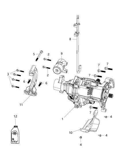 2021 Jeep Cherokee  Axle Vent Diagram for 68298030AA