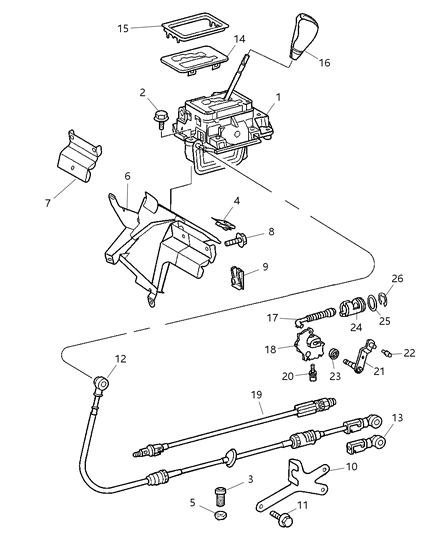 2006 Dodge Sprinter 3500  Cable-Park INTERLOCK Diagram for 5104043AA