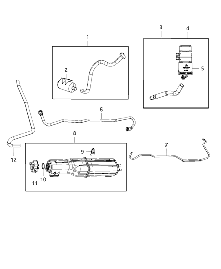2013 Ram 1500  CANISTER-Vapor Diagram for 5147067AC