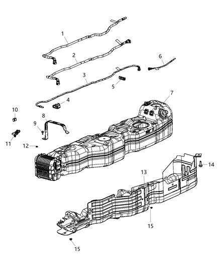 2021 Jeep Wrangler  Weld Nut Diagram for 6511308AA