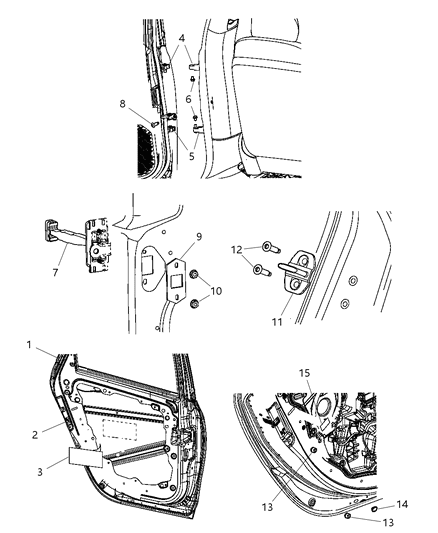 2015 Dodge Dart  Screw-HEXAGON FLANGE Head Diagram for 6511232AA