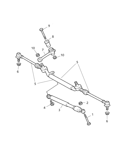 2004 Chrysler Crossfire  Shock Absorber Diagram for 5097971AA