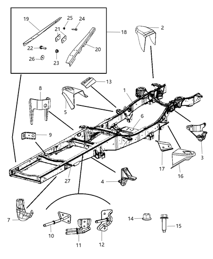 2009 Dodge Ram 4500 Washer-Flat Diagram for 6508010AA