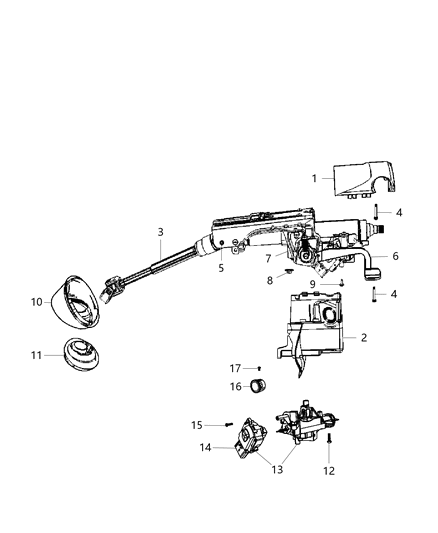 2014 Jeep Compass  Switch-Ignition Diagram for 4685719AI