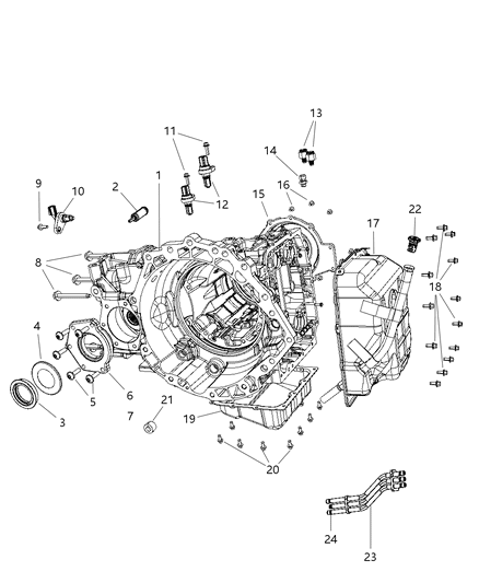 2007 Dodge Avenger  Screw-HEXAGON Head Diagram for 6508544AA