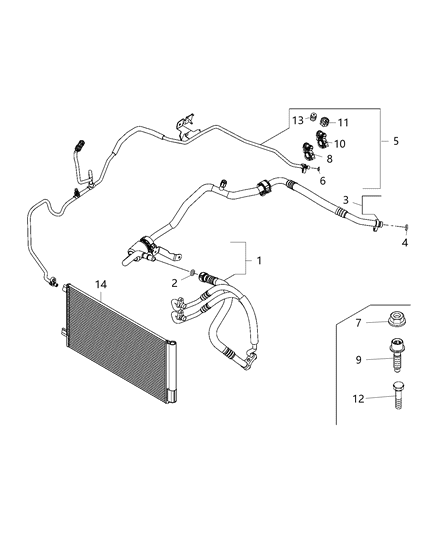2020 Jeep Renegade  Screw Diagram for 6509704AA