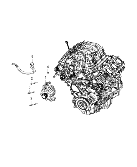 2021 Jeep Grand Cherokee  HEX FLANGE HEAD Diagram for 6512955AA