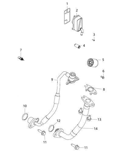 2020 Jeep Renegade  Seal Diagram for 68439753AA