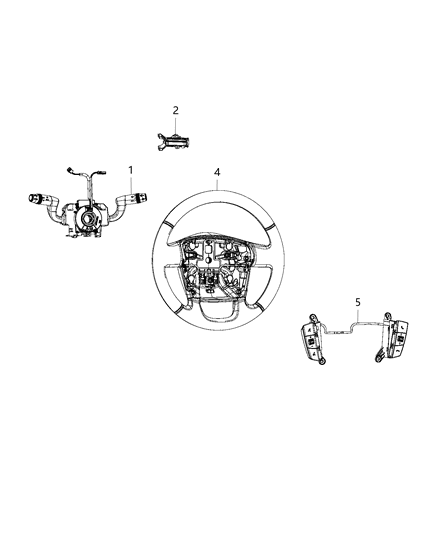 2020 Ram ProMaster 2500  Switch-Ignition Diagram for 68257356AC