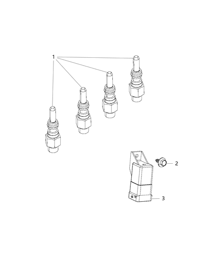 2014 Ram ProMaster 1500  Screw-HEXAGON Head Diagram for 6509690AA