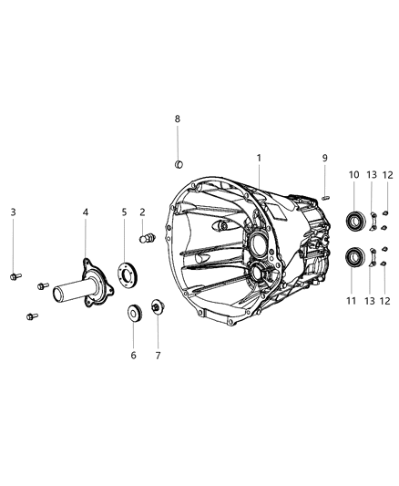 2014 Jeep Wrangler  Screw Diagram for 5098084AB
