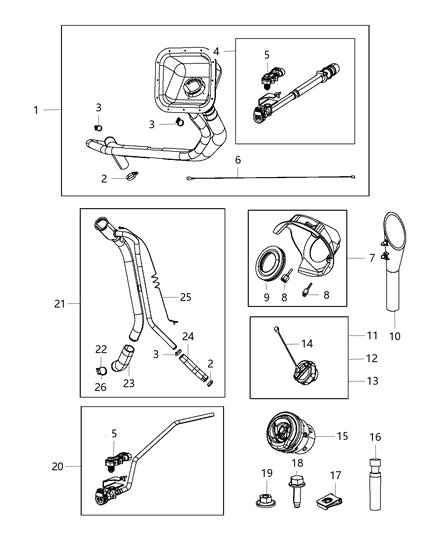 2012 Ram 2500  Label-Diesel Fuel Only Diagram for 4428652