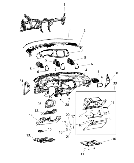 2019 Dodge Challenger  Screw Diagram for 6507023AA